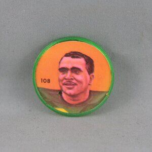 Nallys Chips(1963) - CFL Picture Disc -Johnny Bright Edmonton Eskimos 108 of 150